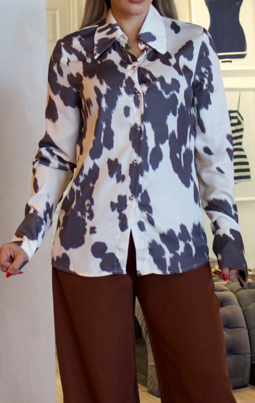 camisa cow print - Image 2