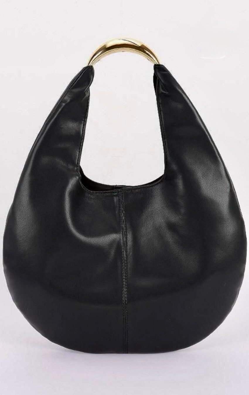 bolso hobo de imitacion cuero/gamuza