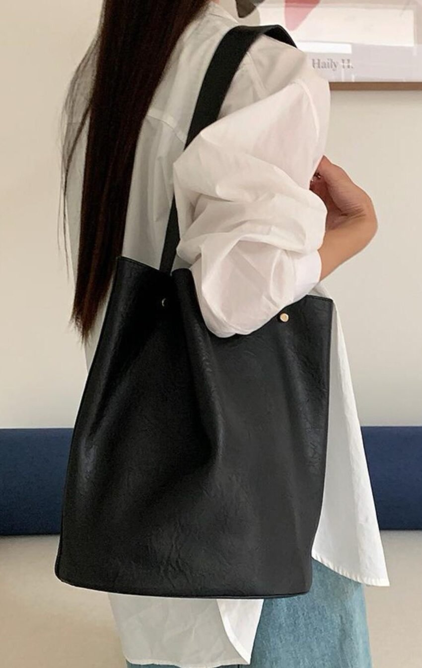 bolso tote de piel sintetica