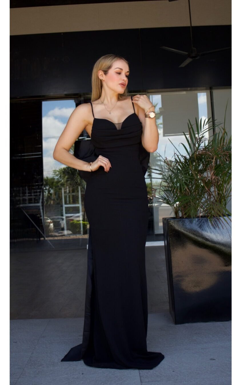vestido elegante con moño - Image 2