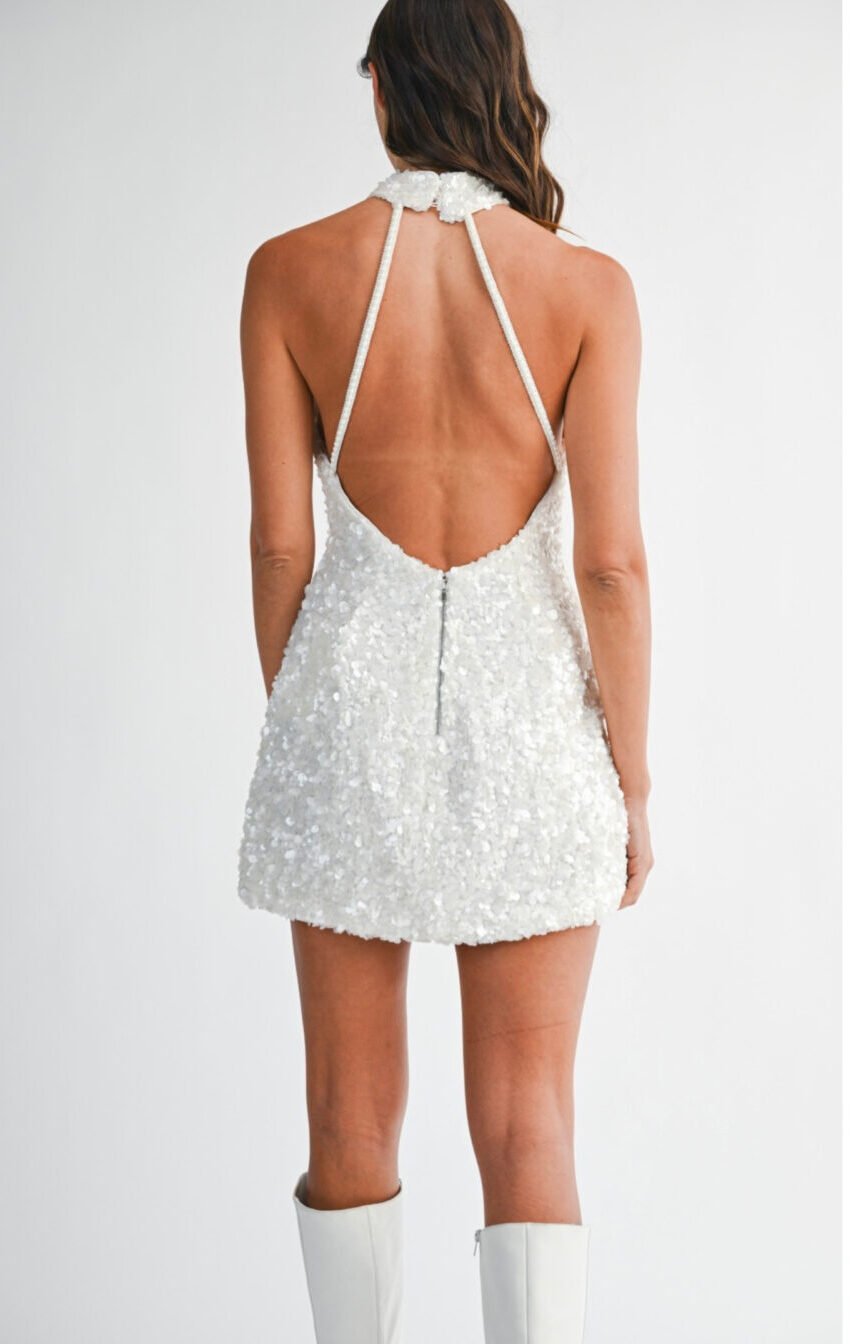 vestido corto lentejuelas - Image 2