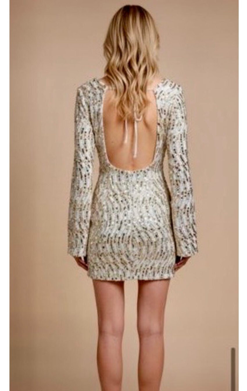 vestido silver lentejuelas - Image 2