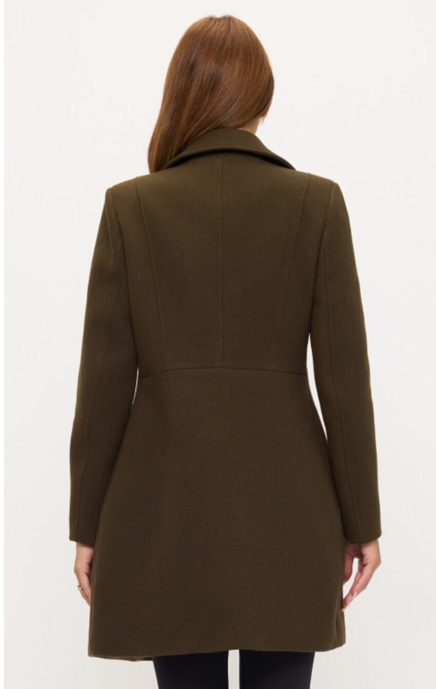 abrigo cruzado olivo - Image 3