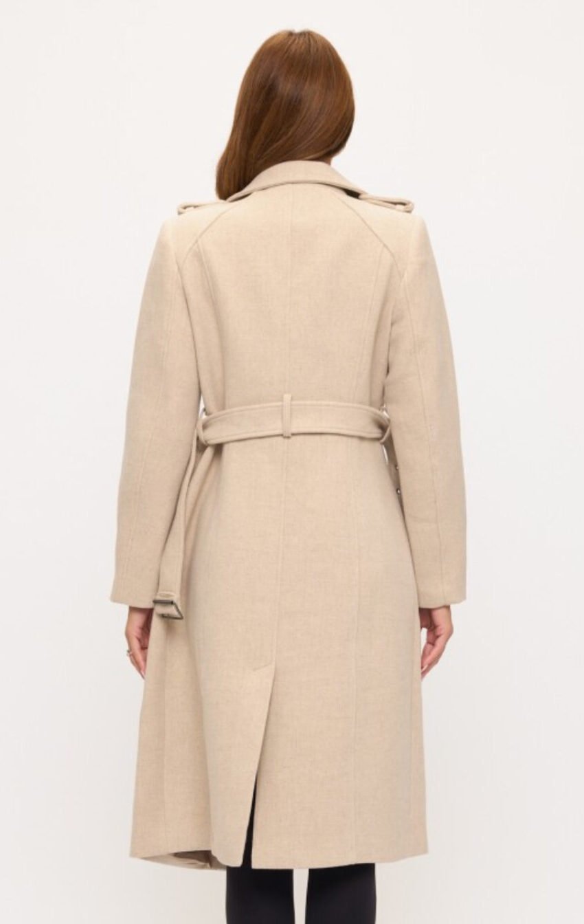 abrigo cruzado con ziper - Image 4