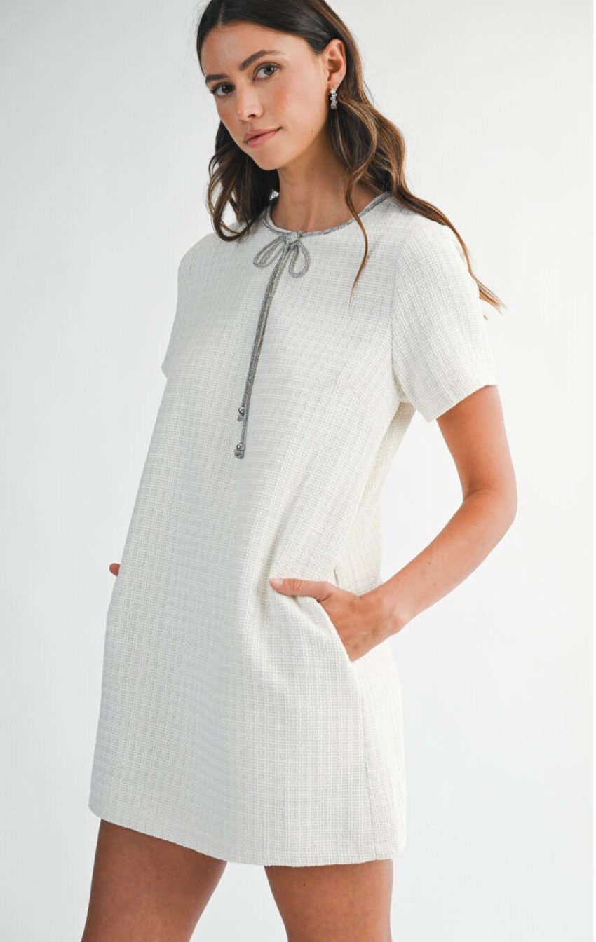 vestido con moño de cristales - Image 2