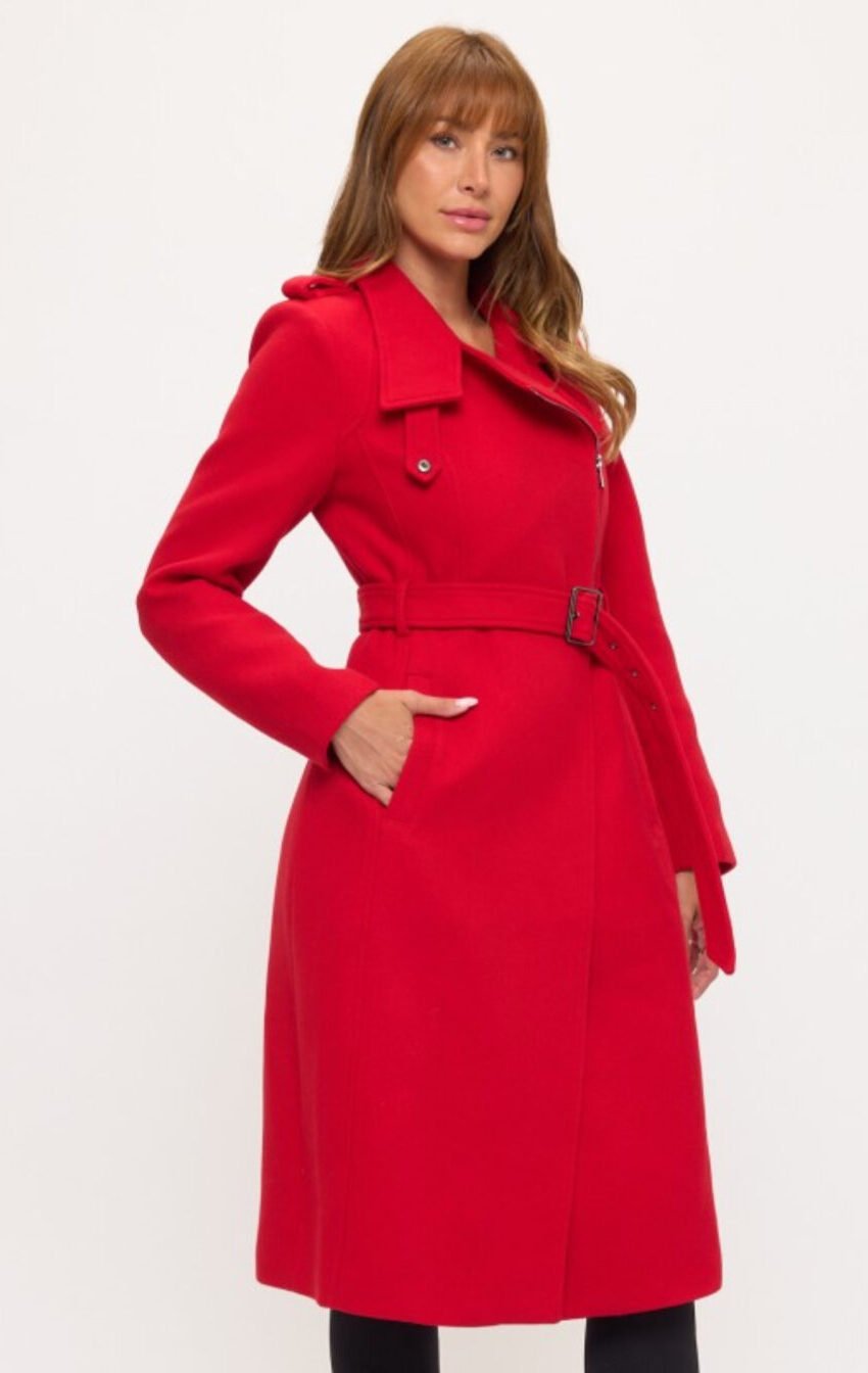 abrigo cruzado con ziper - Image 2