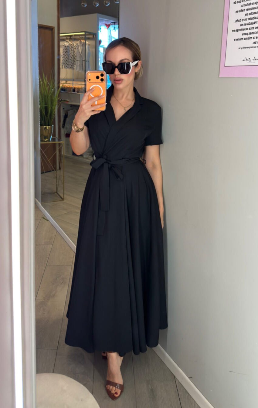 vestido maxi cruzado - Image 3