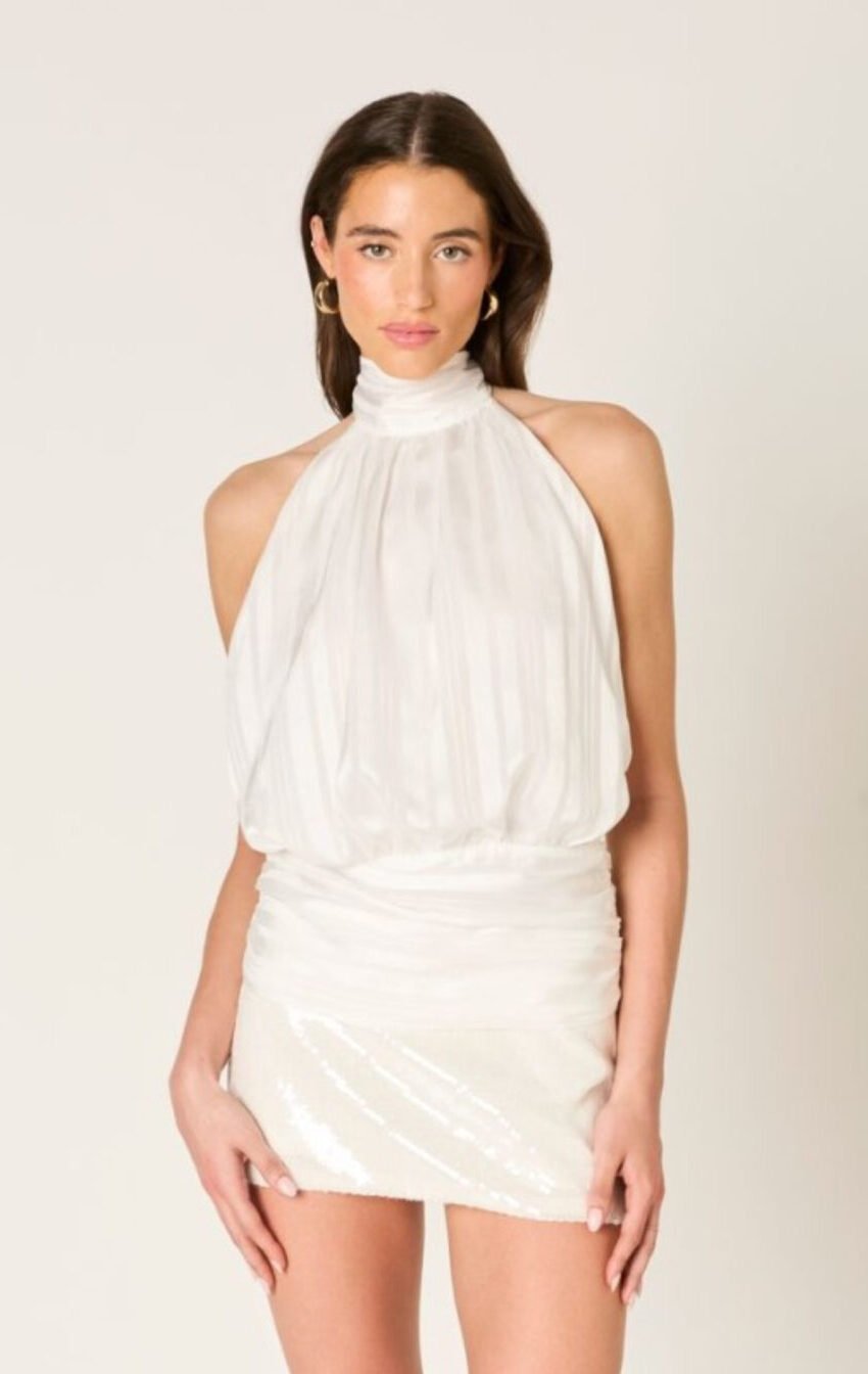 top halter con nudo y escote en espalda - Image 2