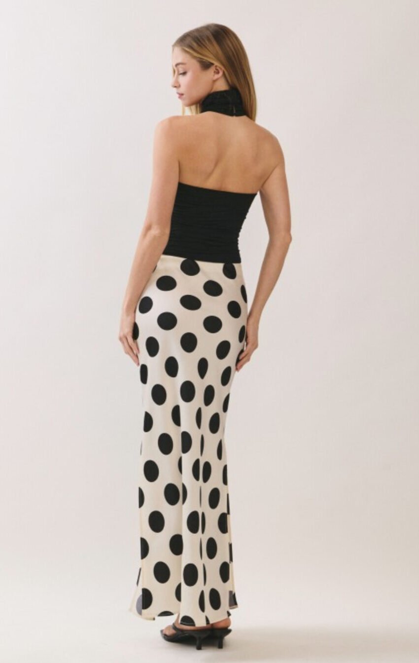 falda de satin polka - Image 2