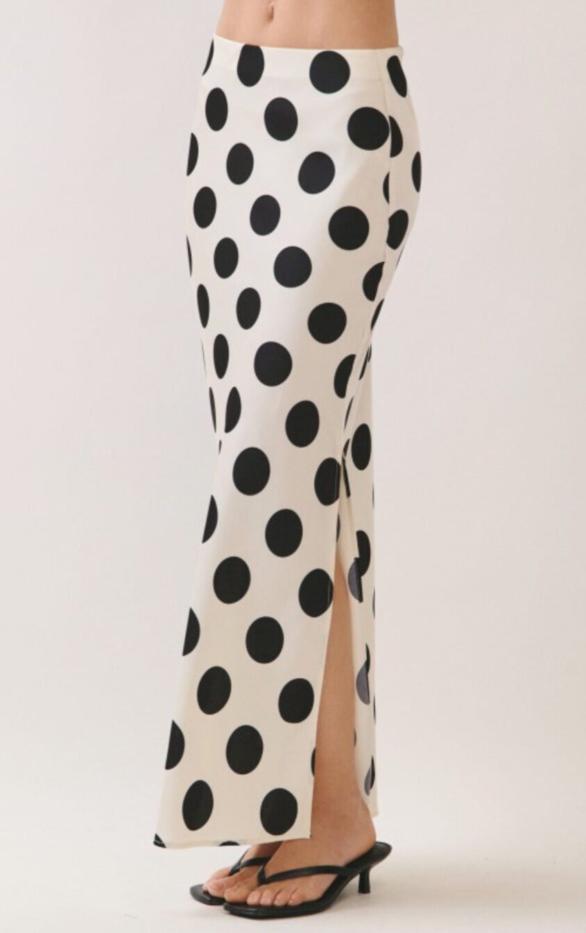 falda de satin polka - Image 3