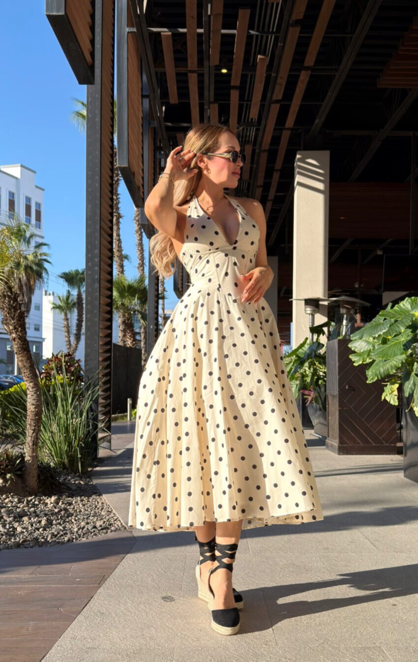 vestido halter polka - Image 3