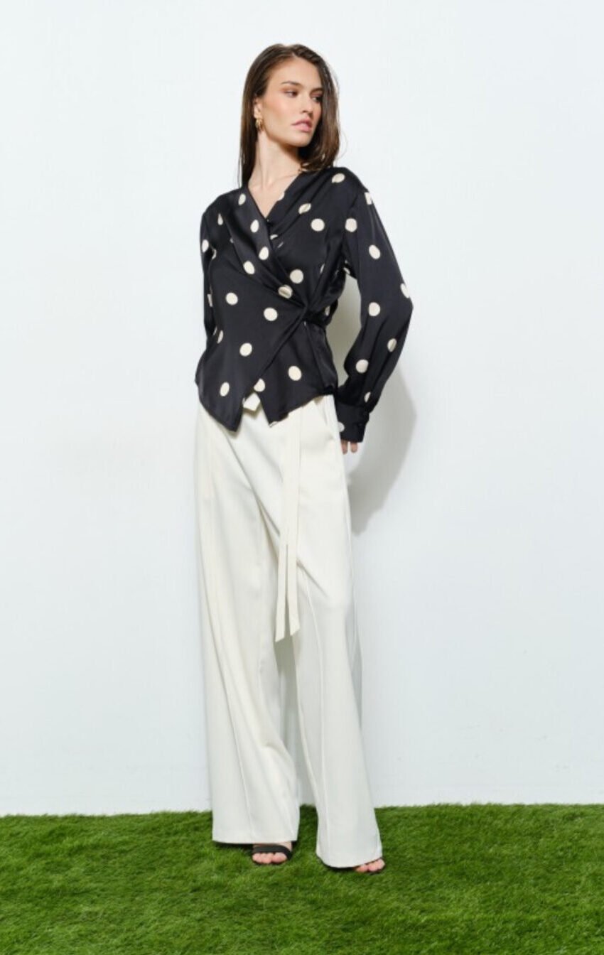 blusa polka cruzada - Image 2