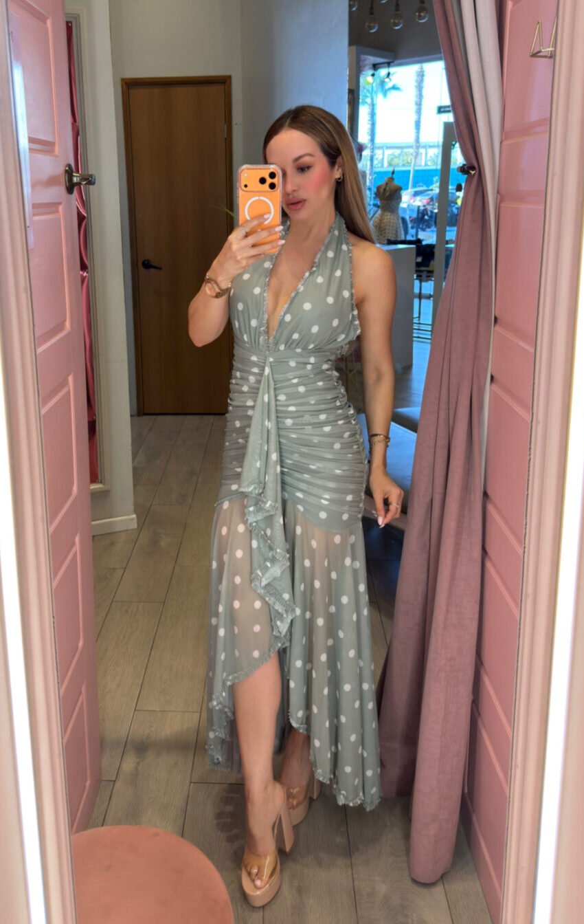 vestido mesh polka - Image 3
