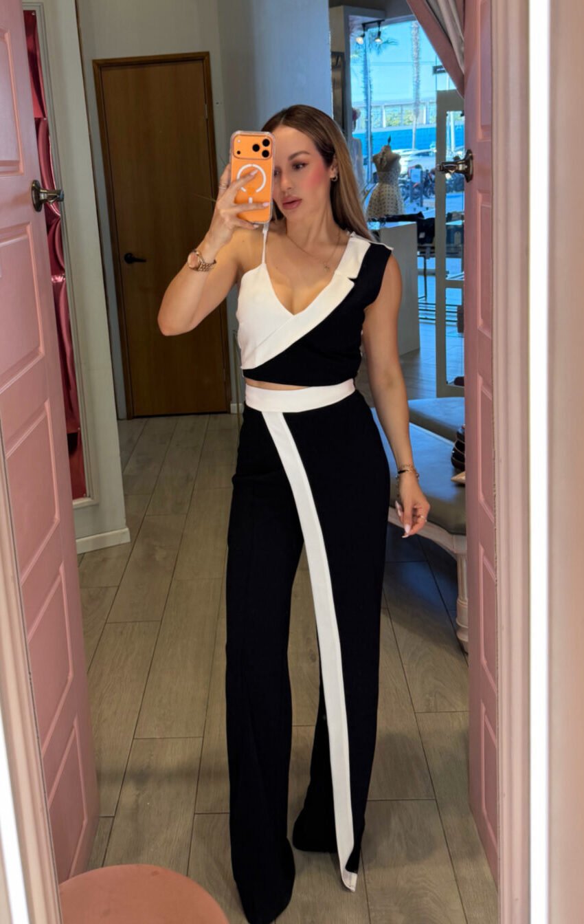 conjunto negro con faldon - Image 2