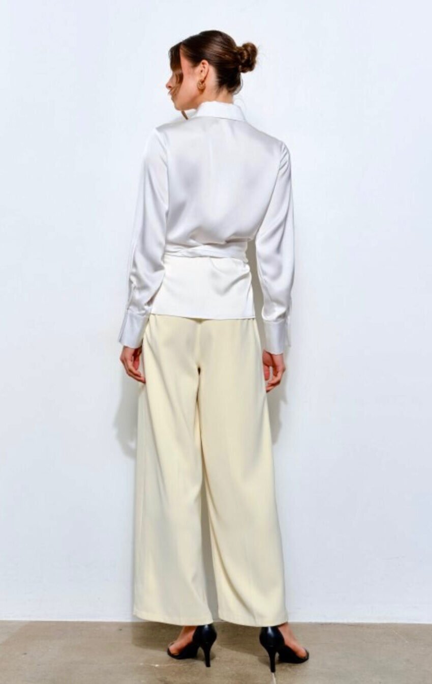 blusa camisera satinada - Image 3
