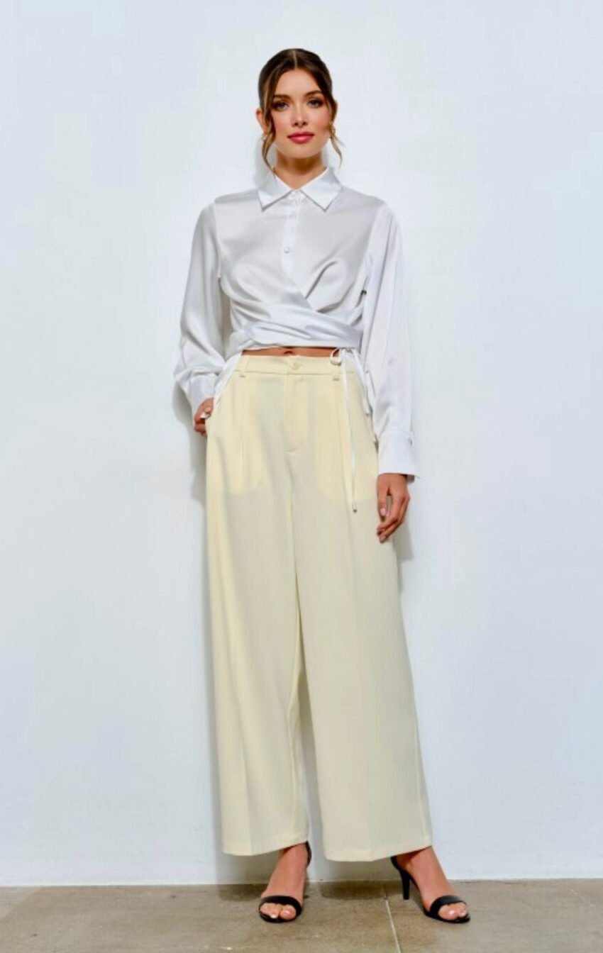blusa camisera satinada - Image 2