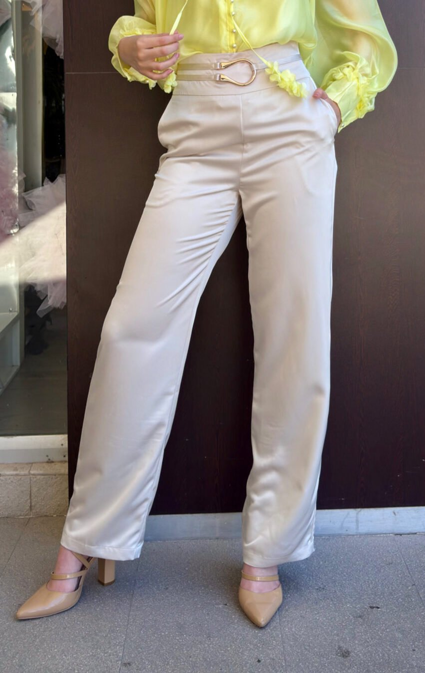 pantalon de vestir satinado - Image 2
