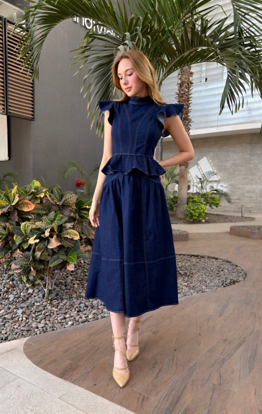 vestido denim maya