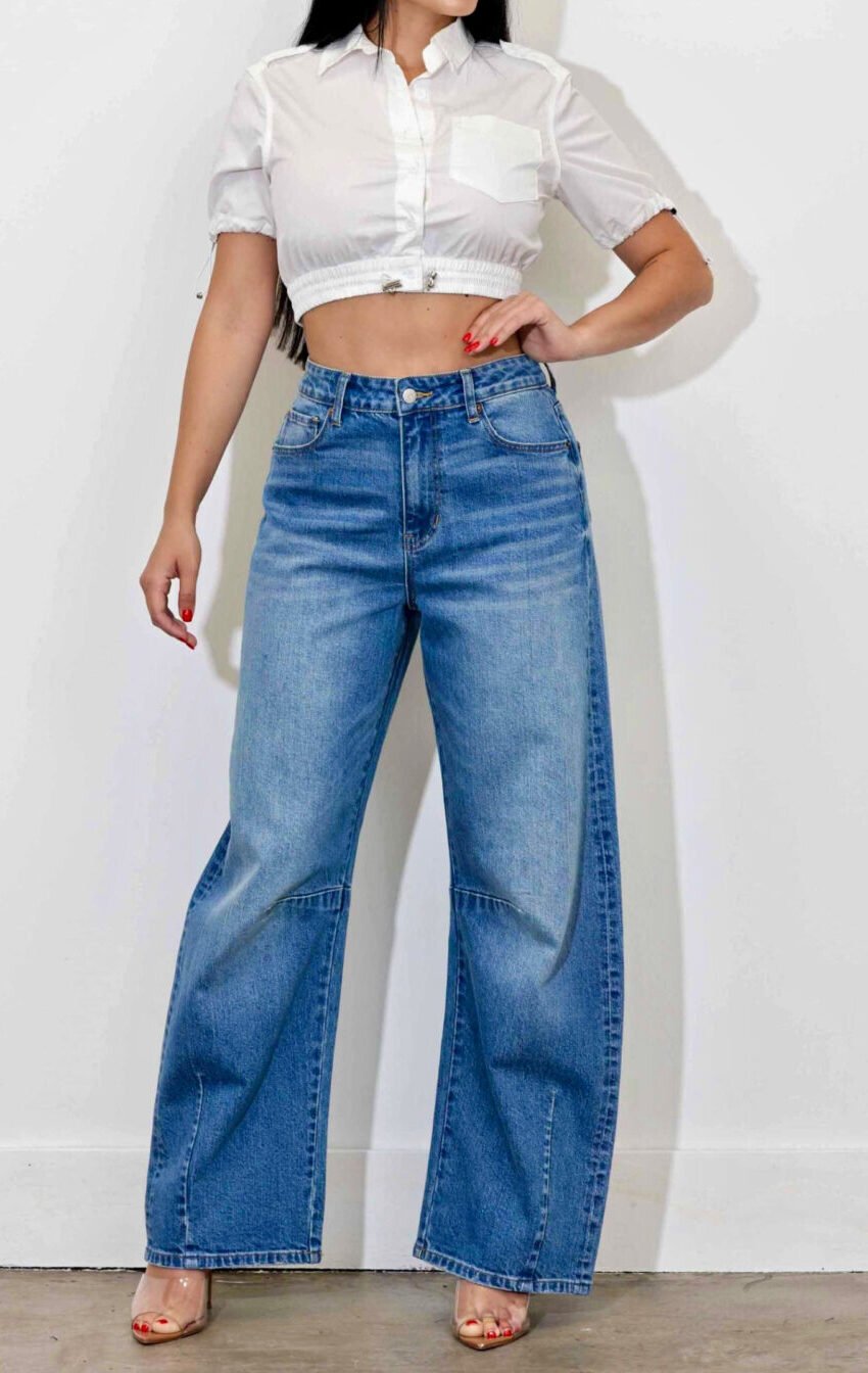 jeans vibrant costuras - Image 3
