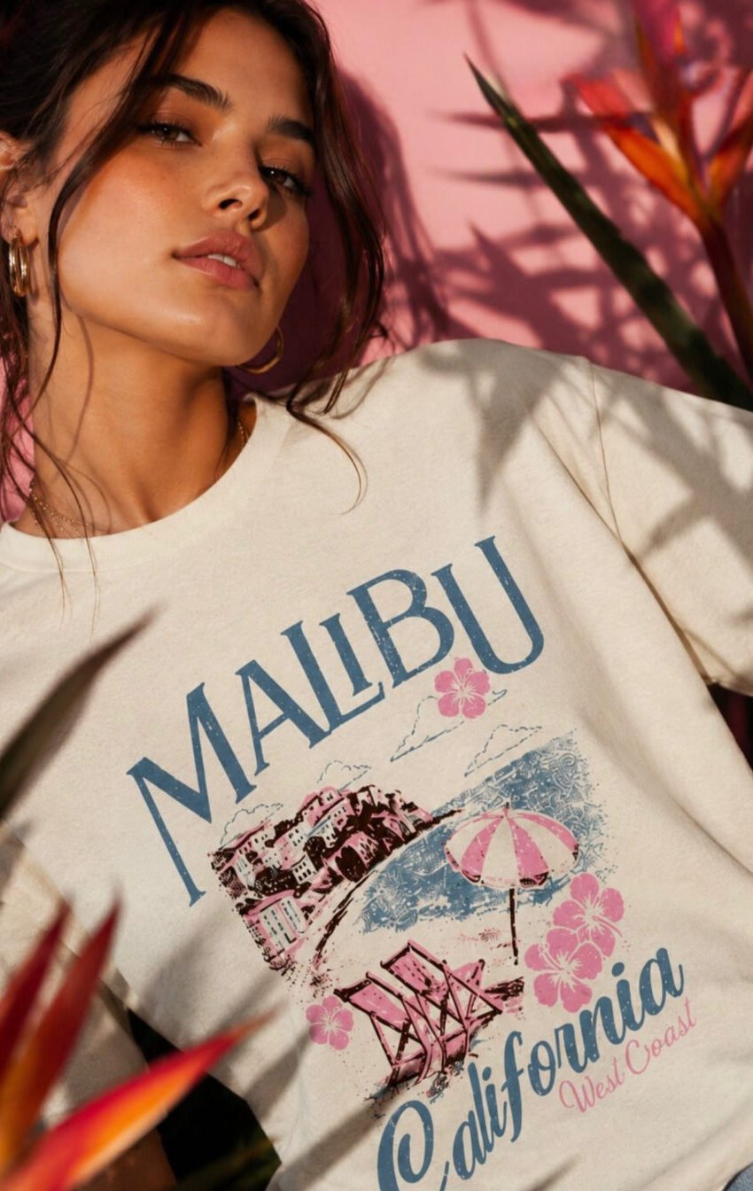 camiseta malibu