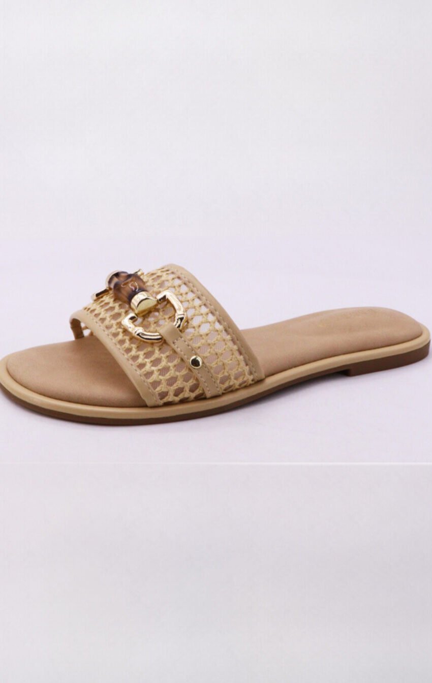 sandalia bamboo horsebit