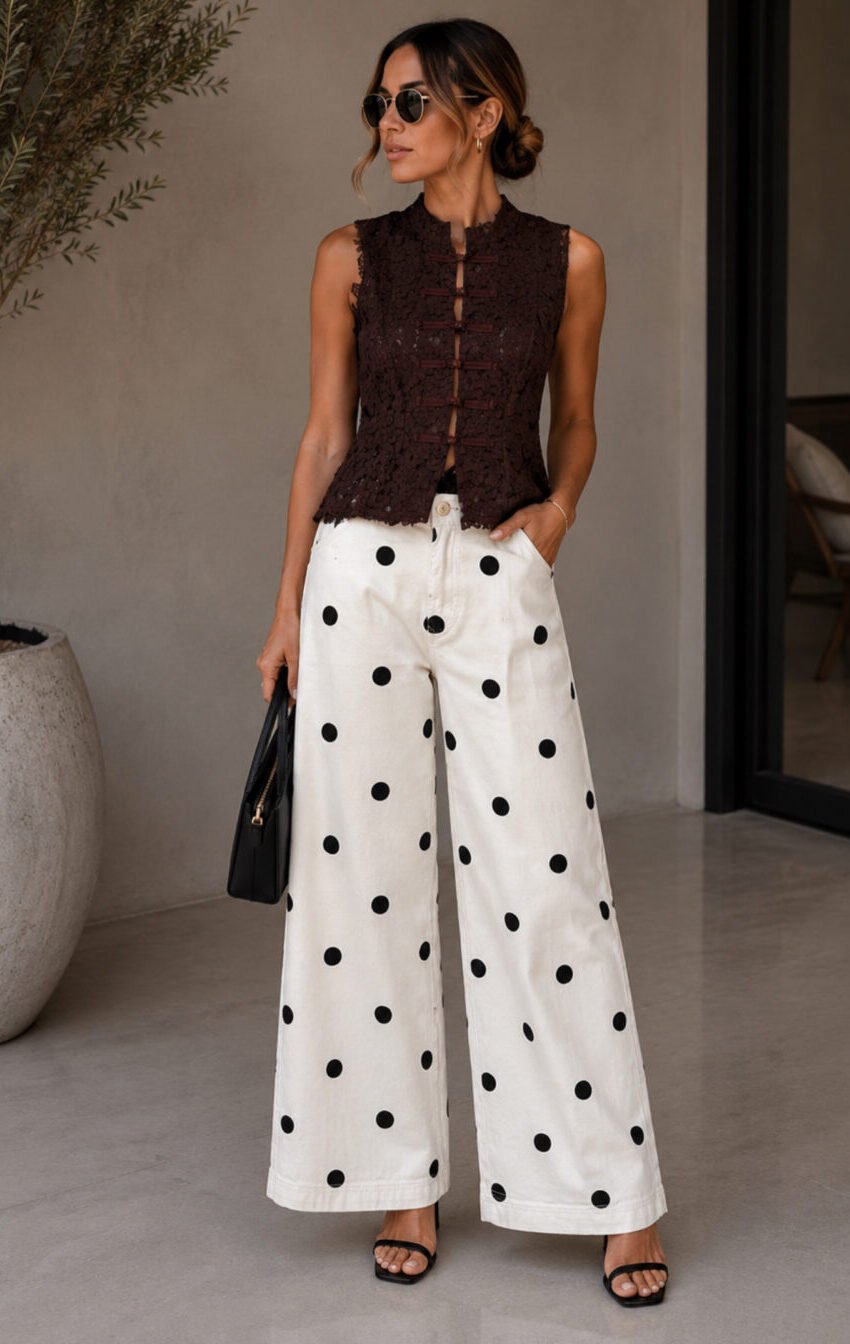 pantalon polka