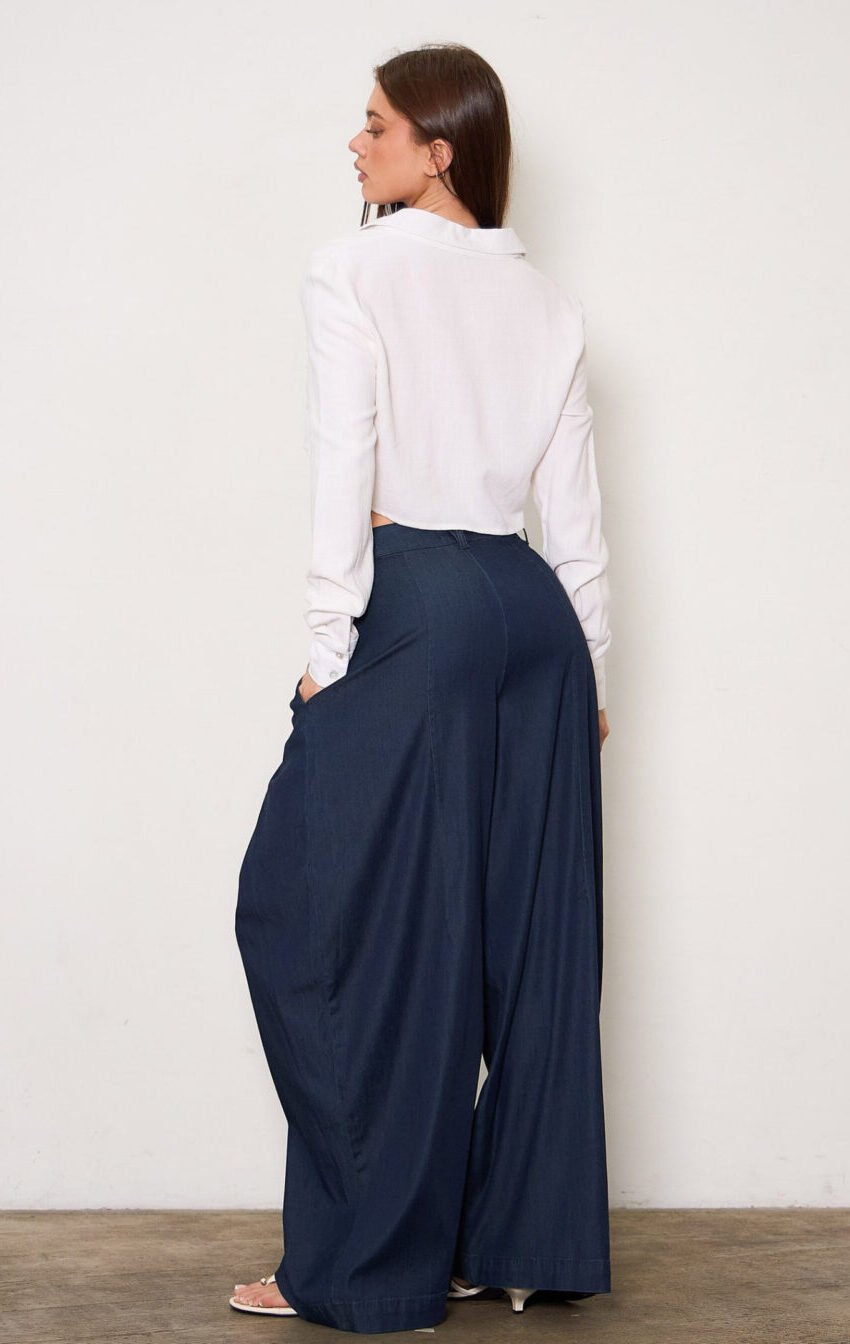 pantalones anchos envueltos - Image 2