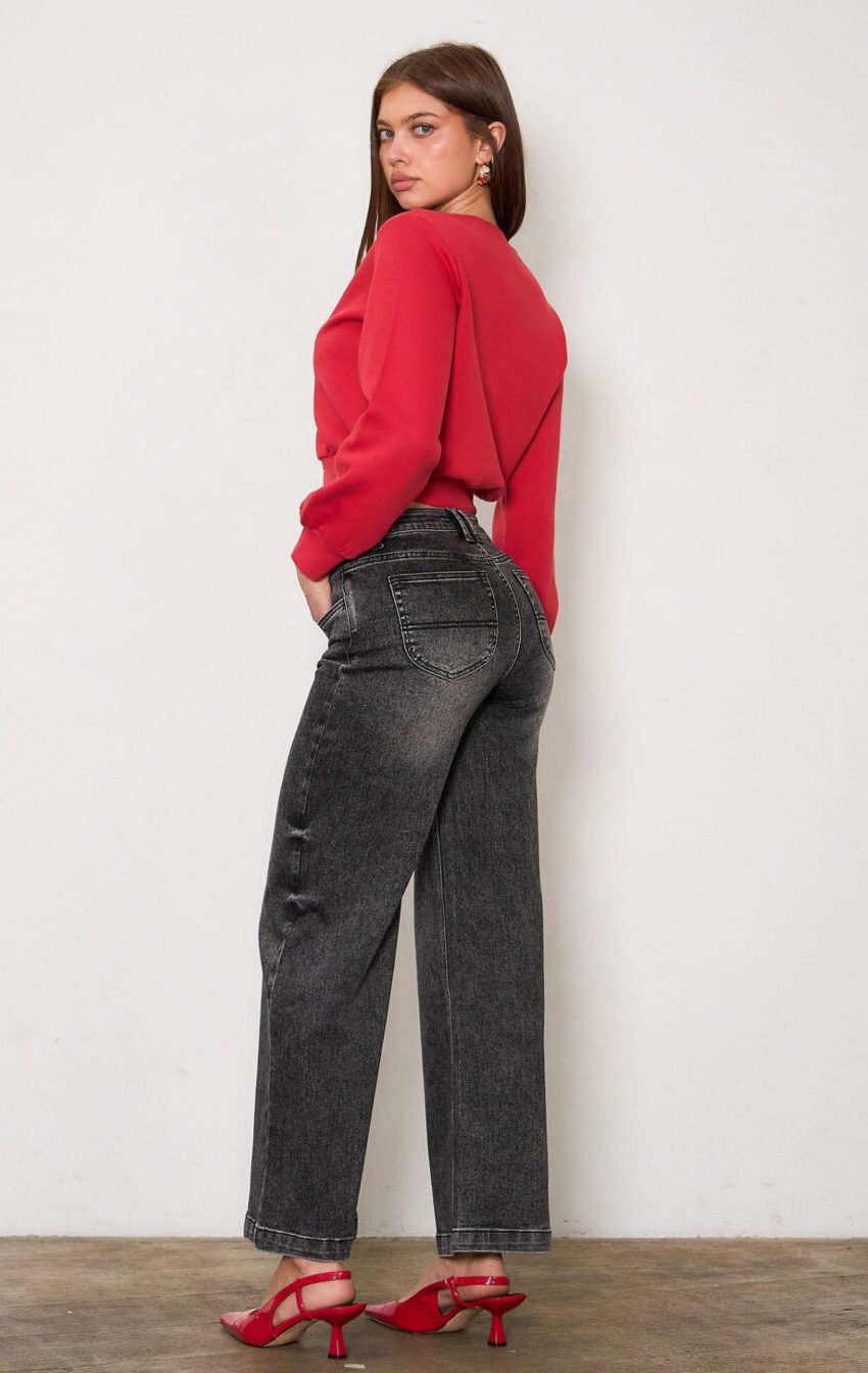 wide leg jeans - Image 2