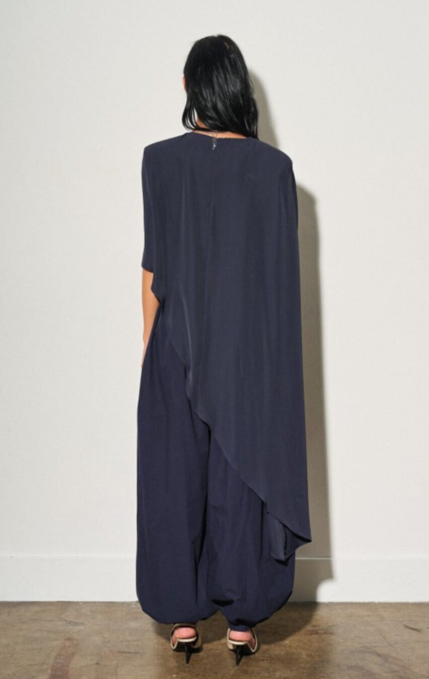 capa asimétrica navy - Image 2